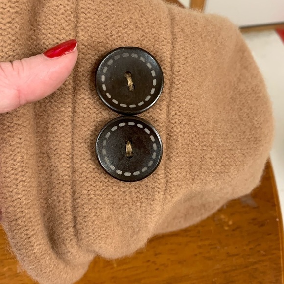 LAWLIET vintage 💯 soft wool winter bucket hat 2 button detail rolled hem - Picture 3 of 4